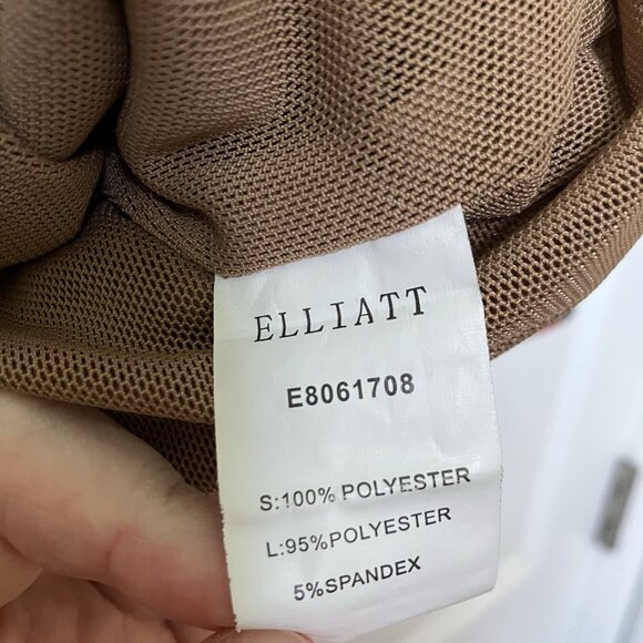 Elliatt Dress Womens Floral Lace Pink Blue Trumpet Bell Sleeve Mod Retro Wedding - Picture 4 of 12